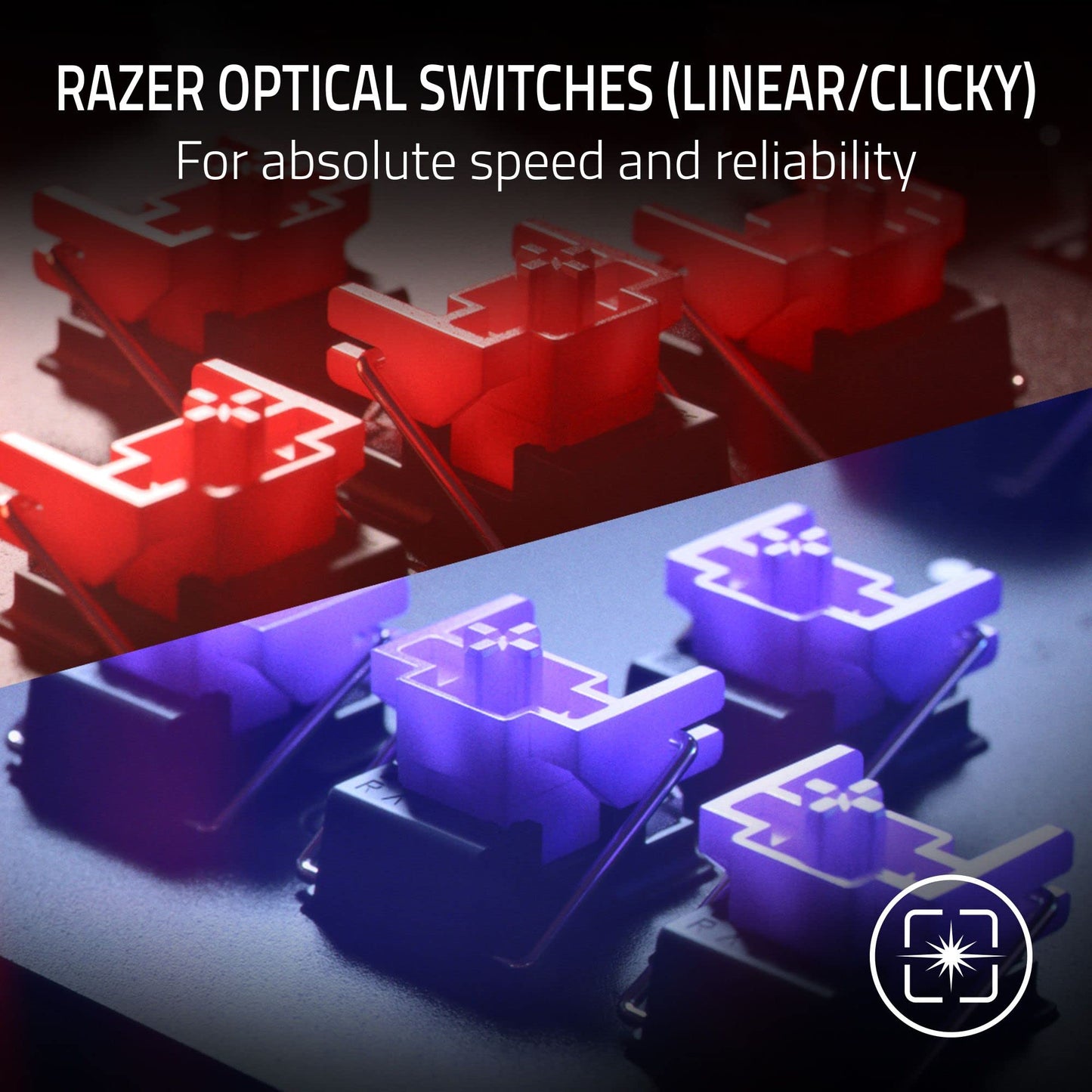Razer Huntsman V2 Optical Gaming Keyboard: Fastest Linear Optical Switches Gen - 2 w/ Sound Dampeners & 8000Hz Polling Rate - Doubleshot PBT Keycaps - Dedicated Media Keys & Dial - Ergonomic Wrist Rest - Gapo Goods -