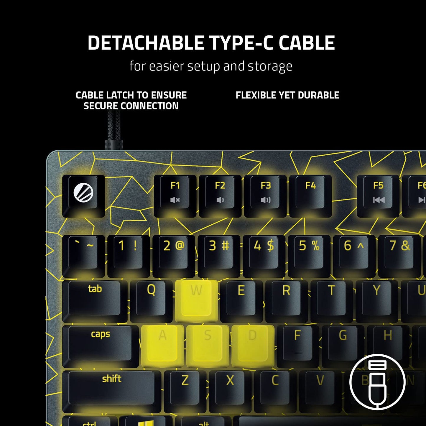 Razer Huntsman V2 Optical Gaming Keyboard: Fastest Linear Optical Switches Gen - 2 w/ Sound Dampeners & 8000Hz Polling Rate - Doubleshot PBT Keycaps - Dedicated Media Keys & Dial - Ergonomic Wrist Rest - Gapo Goods -