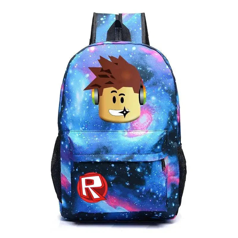 Roblox School Bag Backpack Starry sky blue 6
