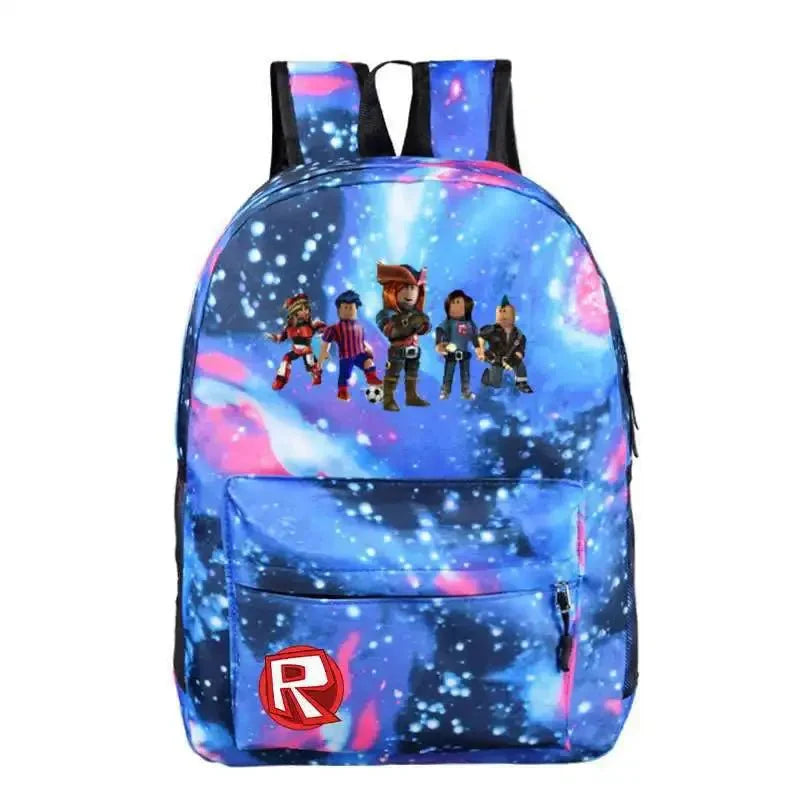 Roblox School Bag Backpack Starry blue -1