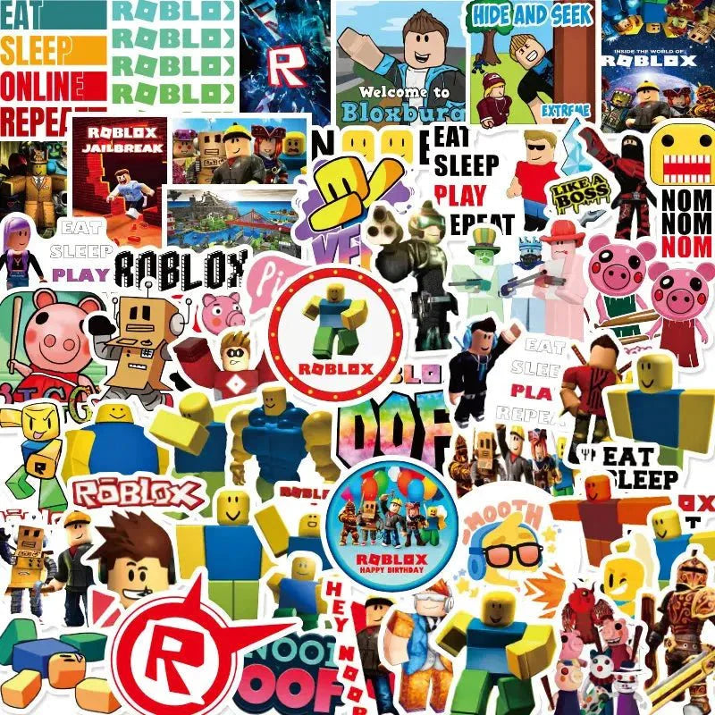 Roblox School Bag Backpack 50 pcs sticker