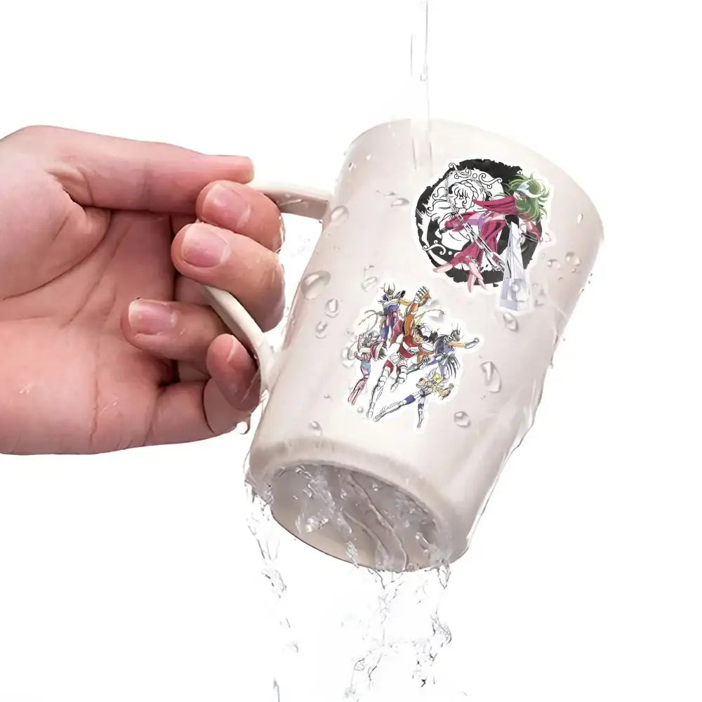 Saint Seiya Stickers - Waterproof Vinyl Anime Laptop Decals | Bronze & Gold Saints Paper products