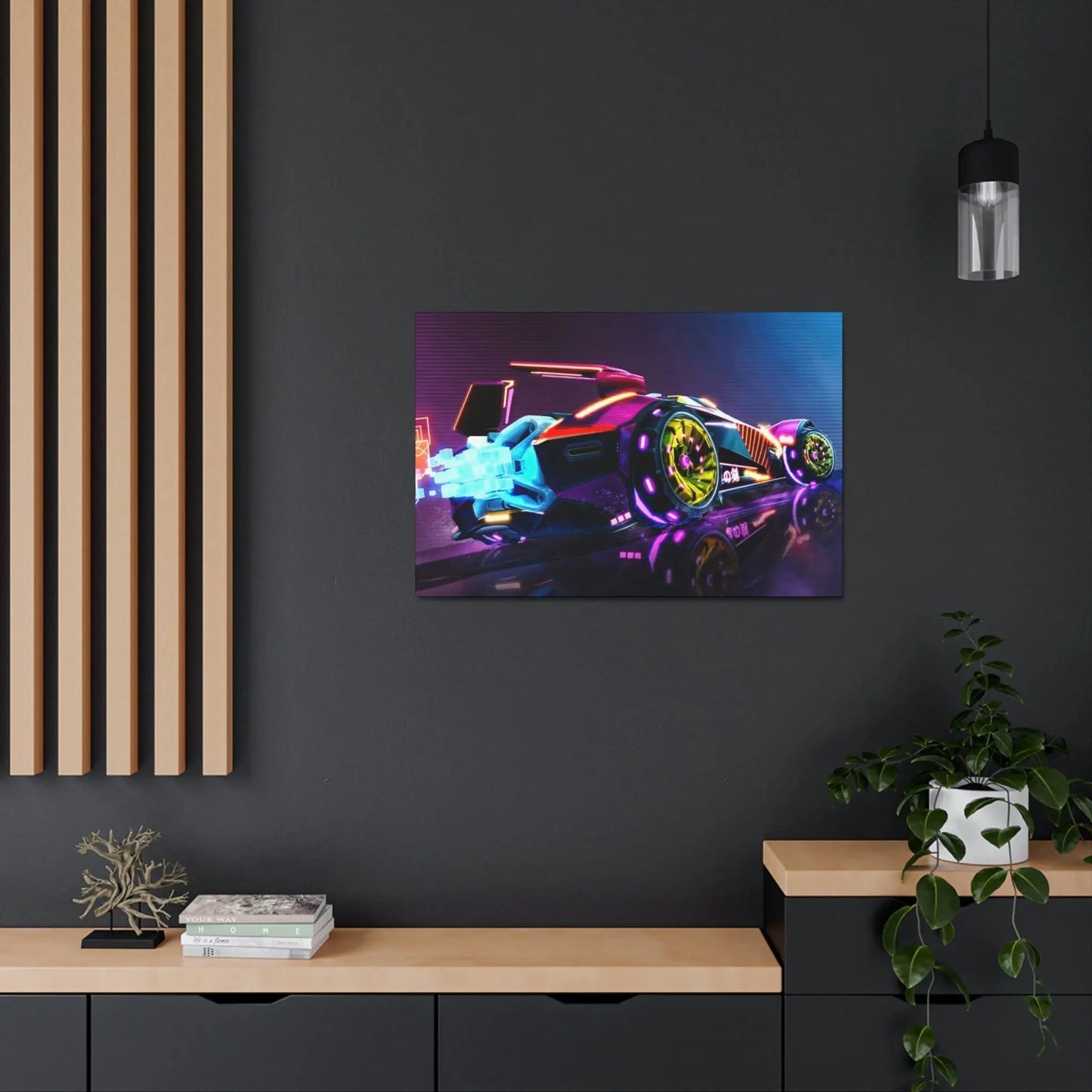 Satin Canvas Stretched – Premium Pre Stretched Canvas With Wooden Frame Home Decor