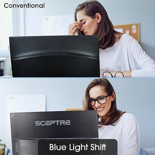 Sceptre Curved 24 - inch Gaming Monitor 1080p R1500 98% sRGB HDMI x2 VGA Build - in Speakers, VESA Wall Mount Machine Black (C248W - 1920RN Series) - Gapo Goods -