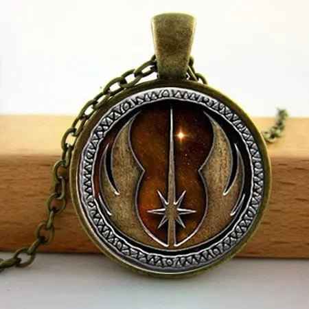 Star Wars Jedi Necklace - Galactic Order Pendant Durable Sci-Fi Jewelry Accessory 3