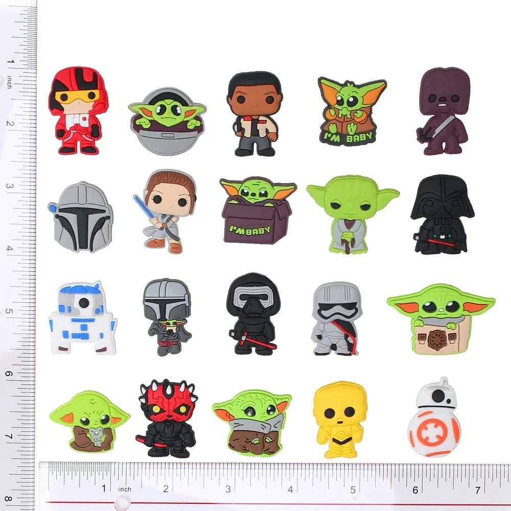 Star Wars Yoda Shoe Charm for Shoes Sandals Accessories - Gapo Goods - Charms