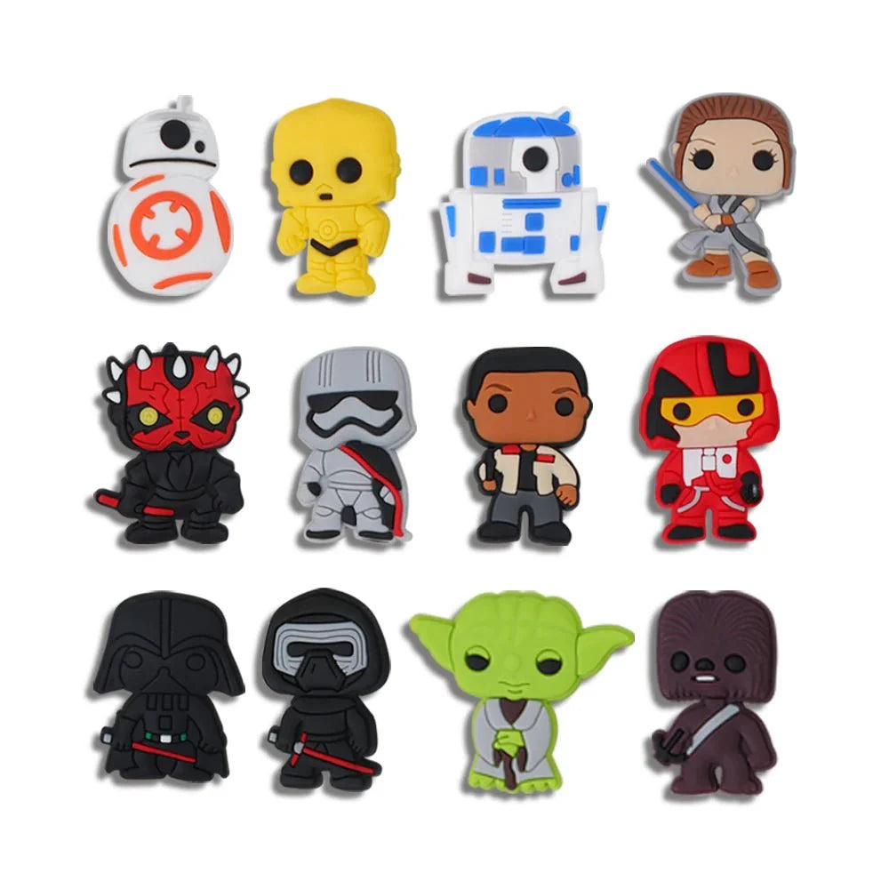 Star Wars Yoda Shoe Charm for Shoes Sandals Accessories - Gapo Goods - Charms