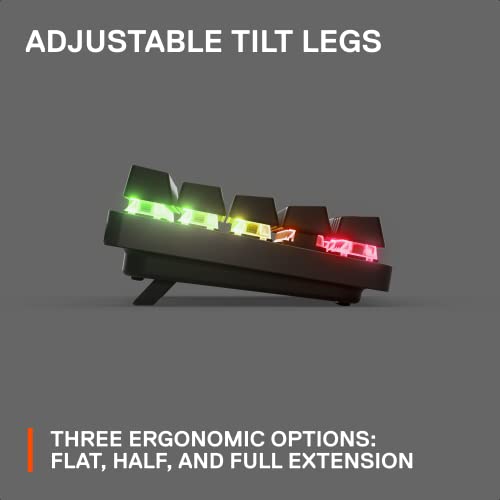 Adjustable Gaming Keyboard – SteelSeries Apex Pro HyperMagnetic RGB Backlit OLED Display Gaming Accessories