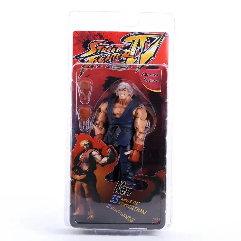 Street Fighter Action Figure – Articulated Model Figure PVC Collectible Toy Set 05 with box