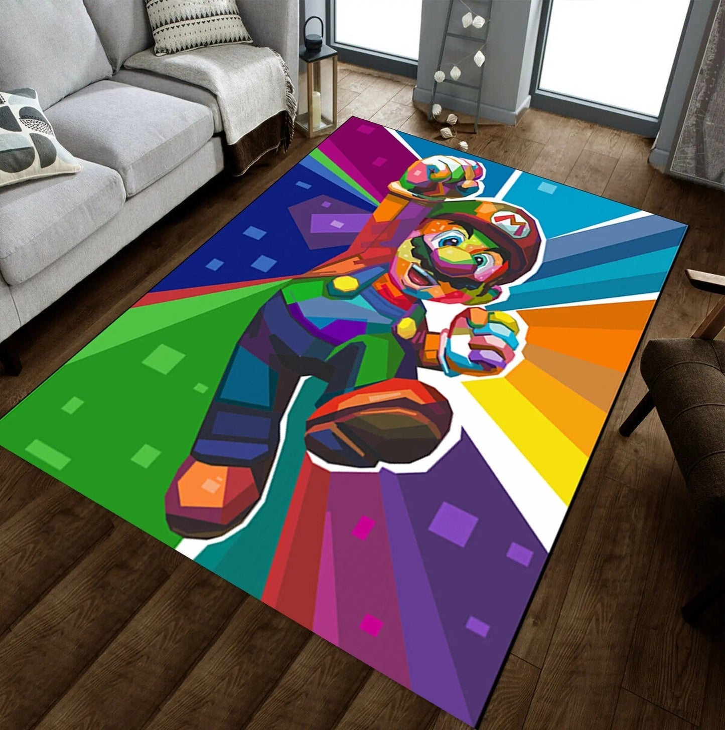 Super Mario Area Rug - Gapo Goods -