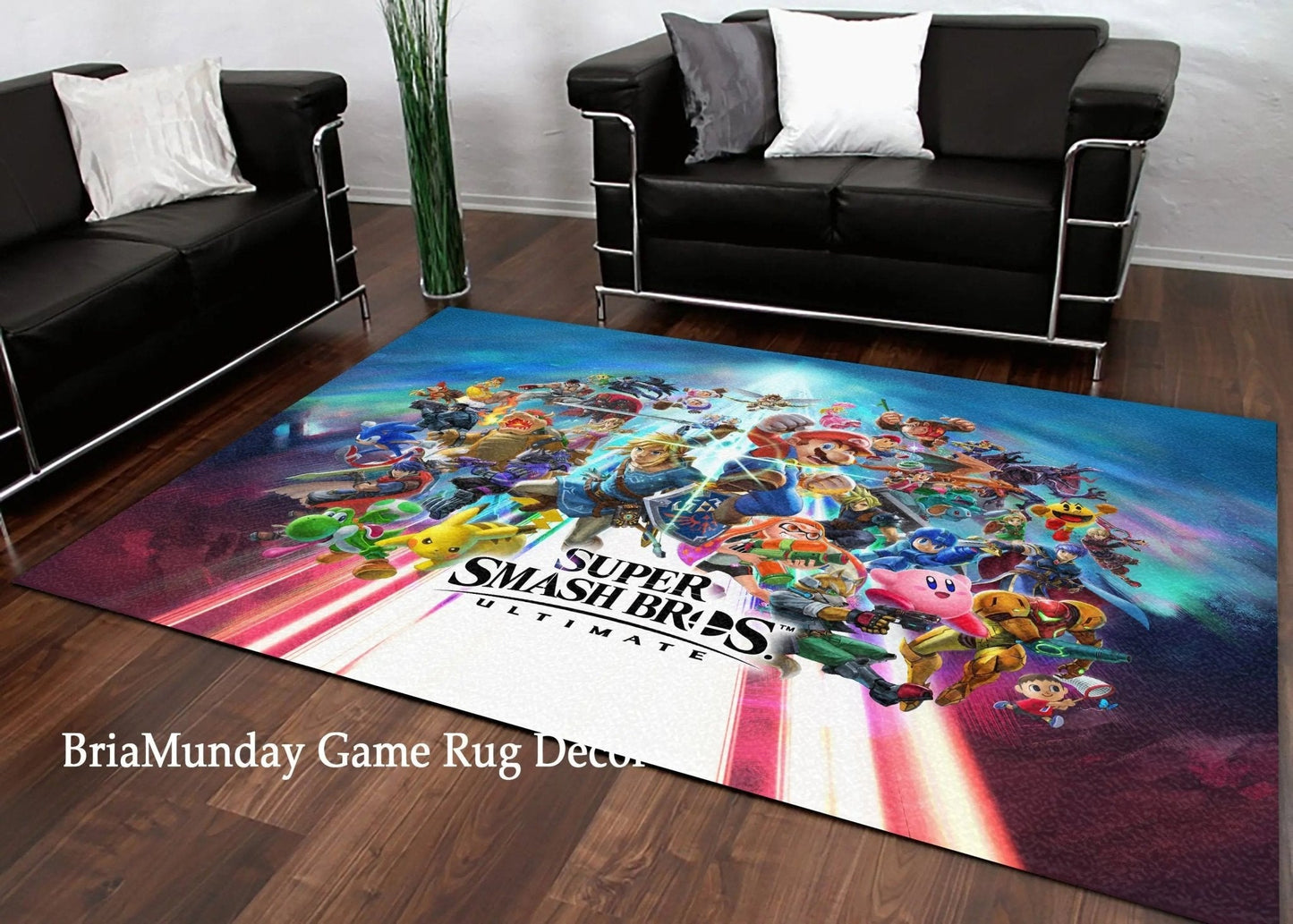 Super Smash Bros Ultimate Arcade Area Rug - Gapo Goods -