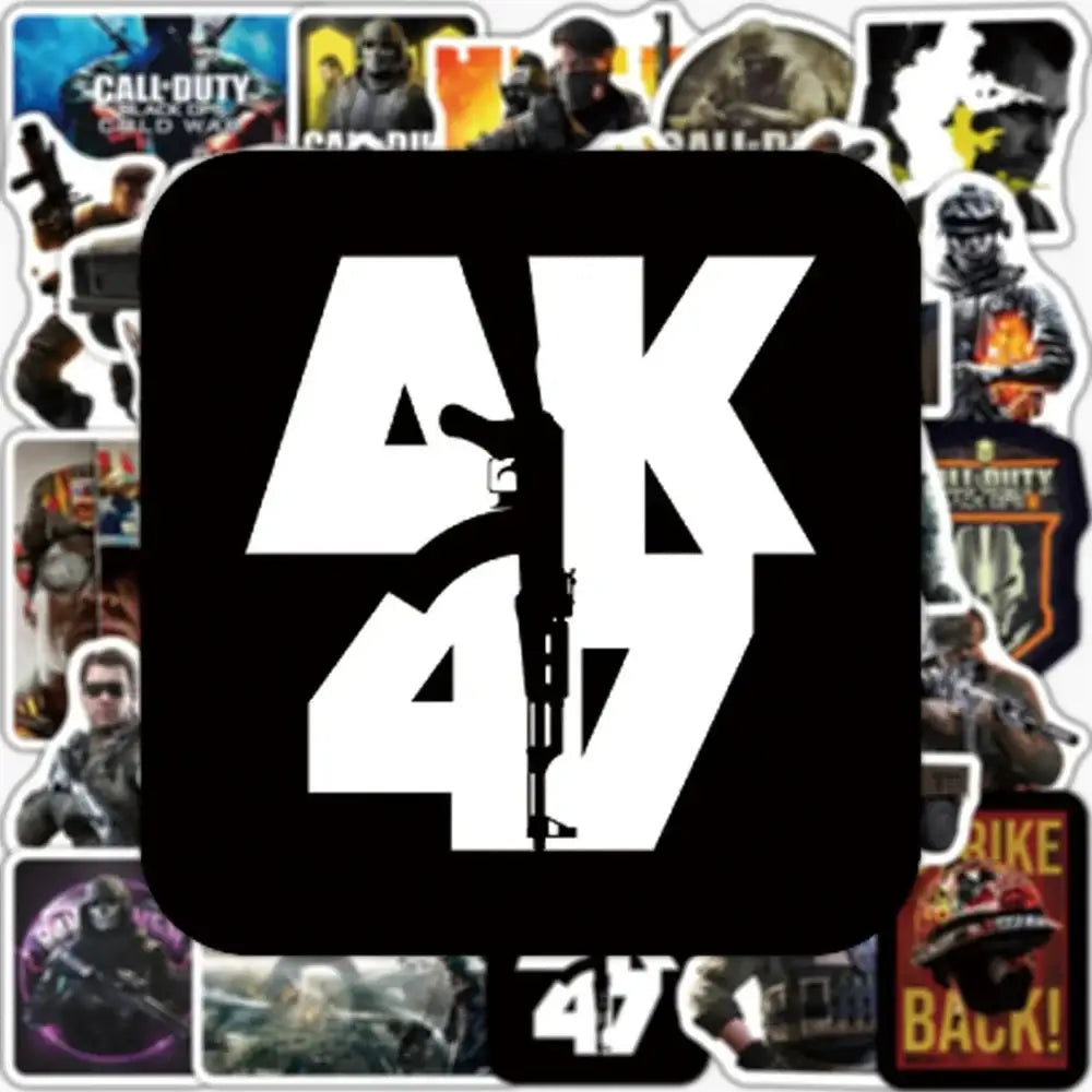 Call of Duty Stickers - 10 Piece Durable Vinyl Gaming Laptop Decals Set Stickers