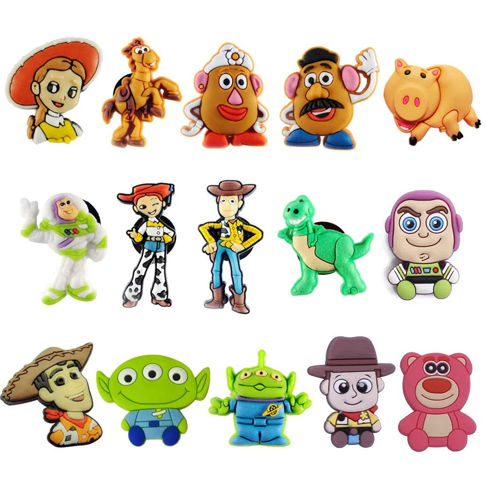 Toy Story Croc Charms Cartoon Shoes - Gapo Goods - Charms