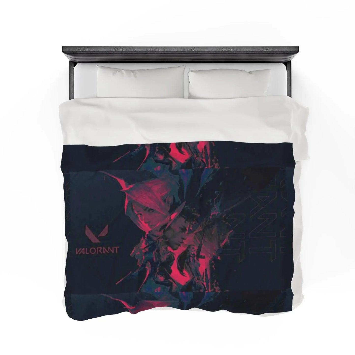 Valorant Dark Velveteen Blanket - Gapo Goods - All Over Prints