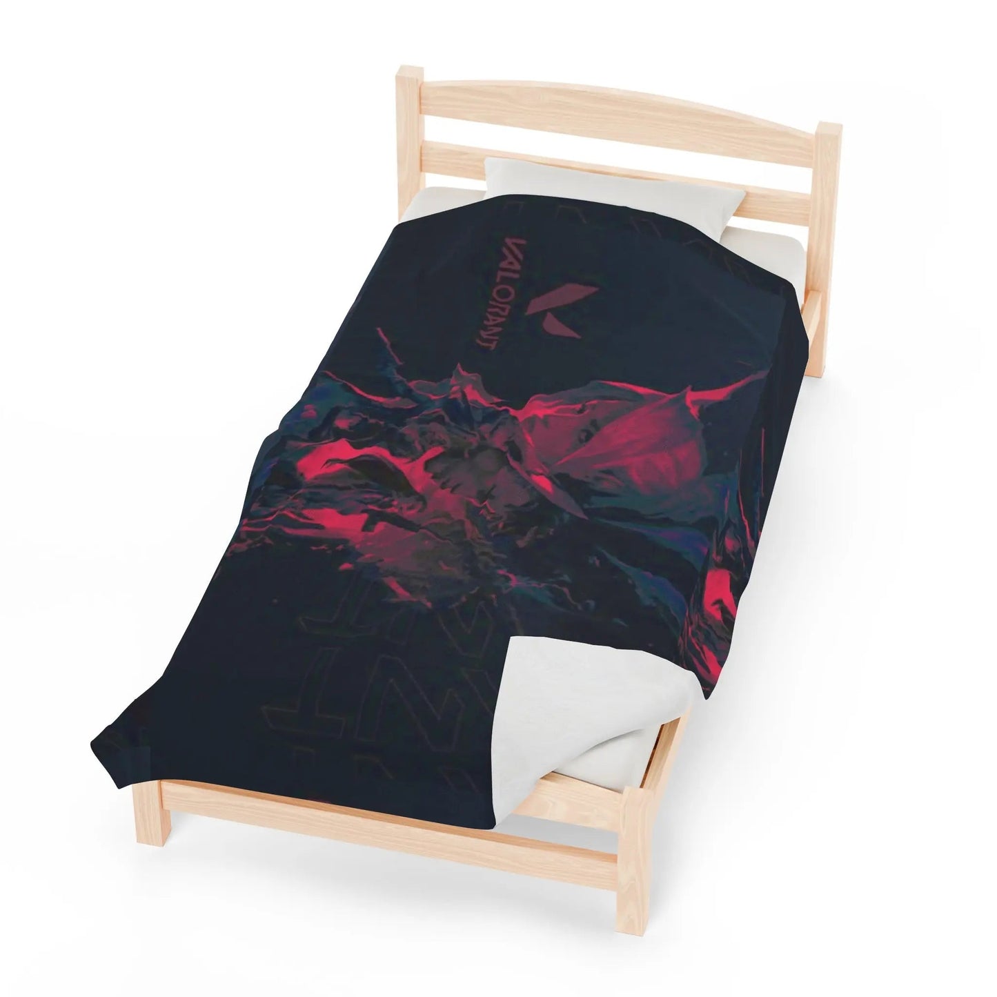 Valorant Dark Velveteen Blanket - Gapo Goods - All Over Prints