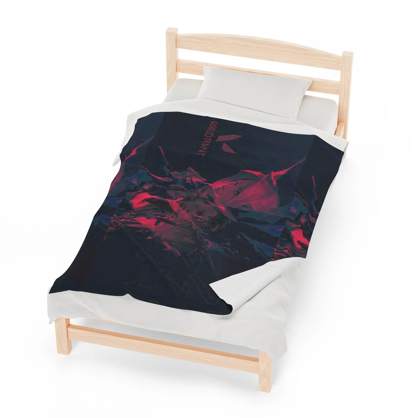 Valorant Dark Velveteen Blanket - Gapo Goods - All Over Prints