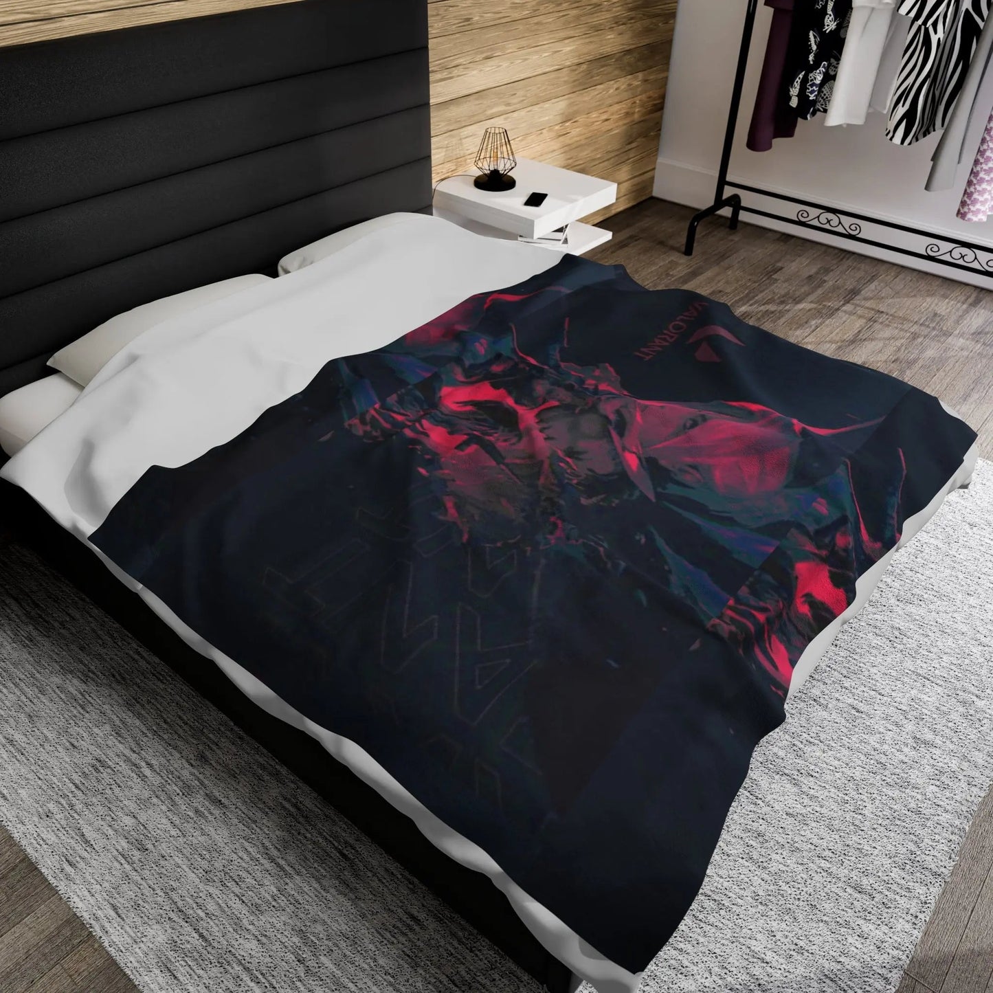 Valorant Dark Velveteen Blanket - Gapo Goods - All Over Prints