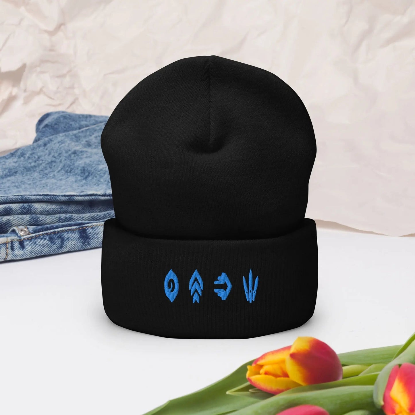 Valorant Jett Skills Cuffed Beanie - Gapo Goods -