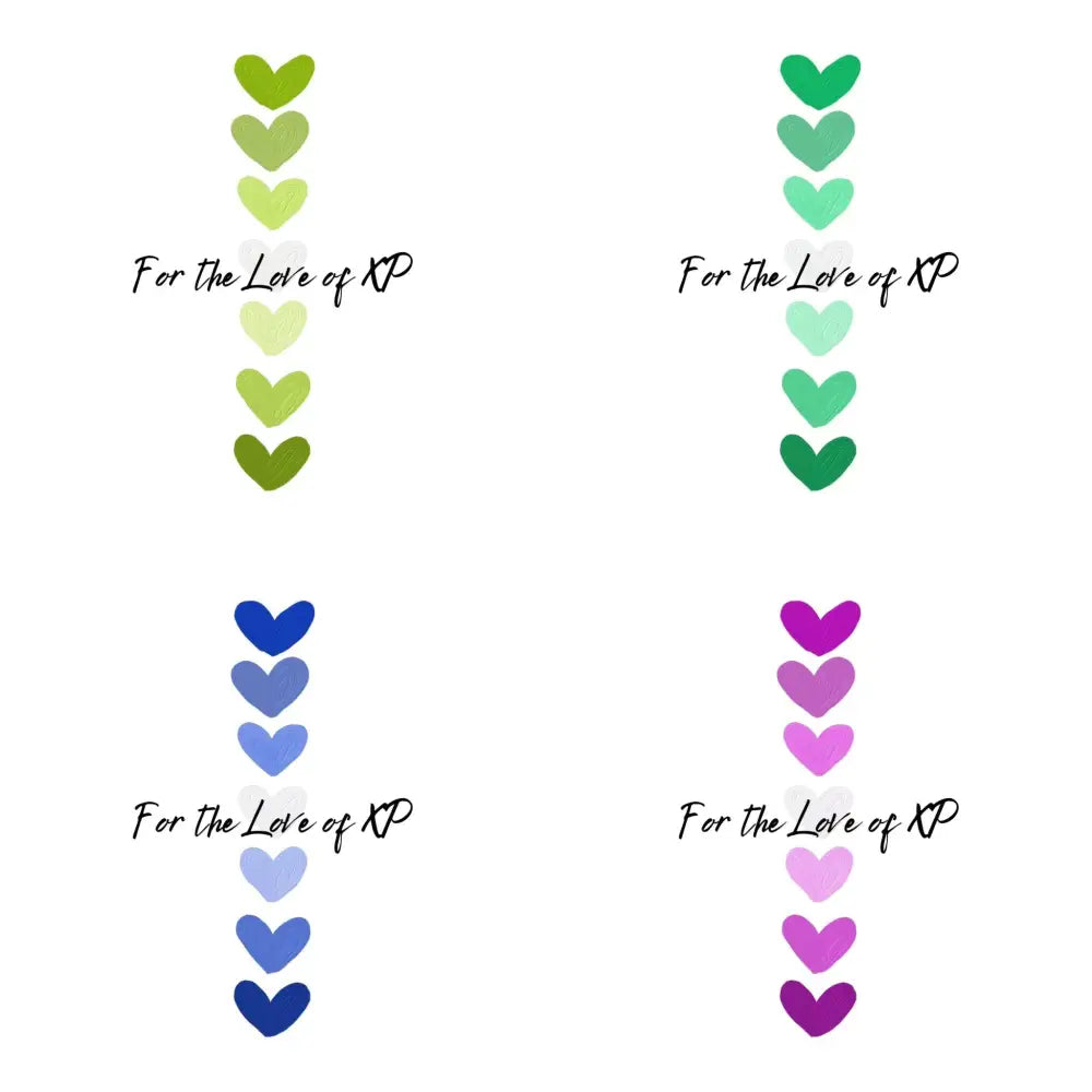 Kiss-Cut Vinyl Decals – Waterproof Love Heart Stickers | Scratch Resistant, Removable Adhesive Stickers