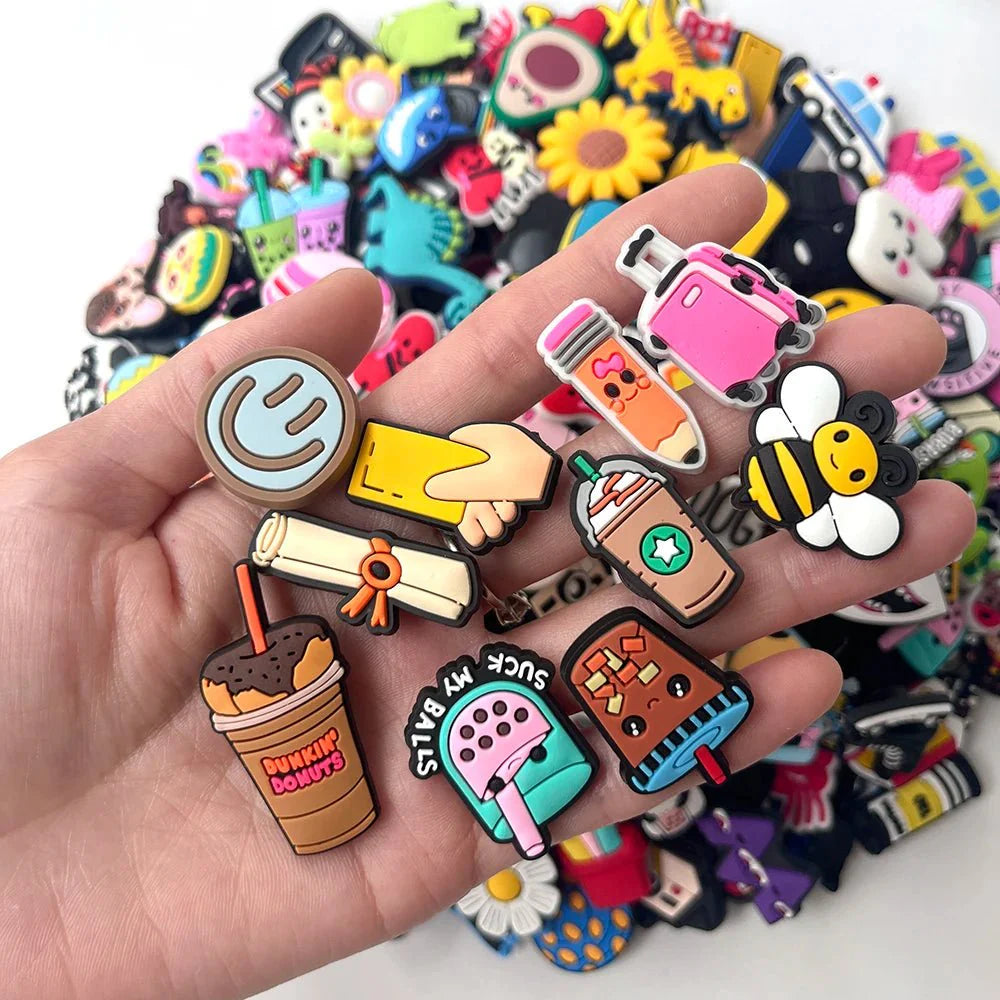 Wholesale Random Cartoon animation Shoe Charms Animal Shoes Accessories Buckle For Kids - Gapo Goods - Charms