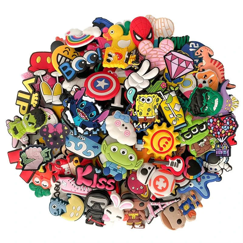 Wholesale Random Cartoon animation Shoe Charms Animal Shoes Accessories Buckle For Kids - Gapo Goods - Charms