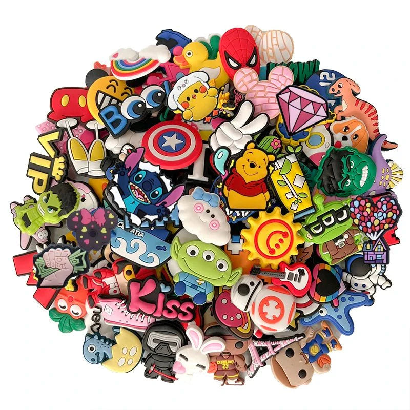 Wholesale Random Cartoon animation Shoe Charms Animal Shoes Accessories Buckle For Kids - Gapo Goods - Charms