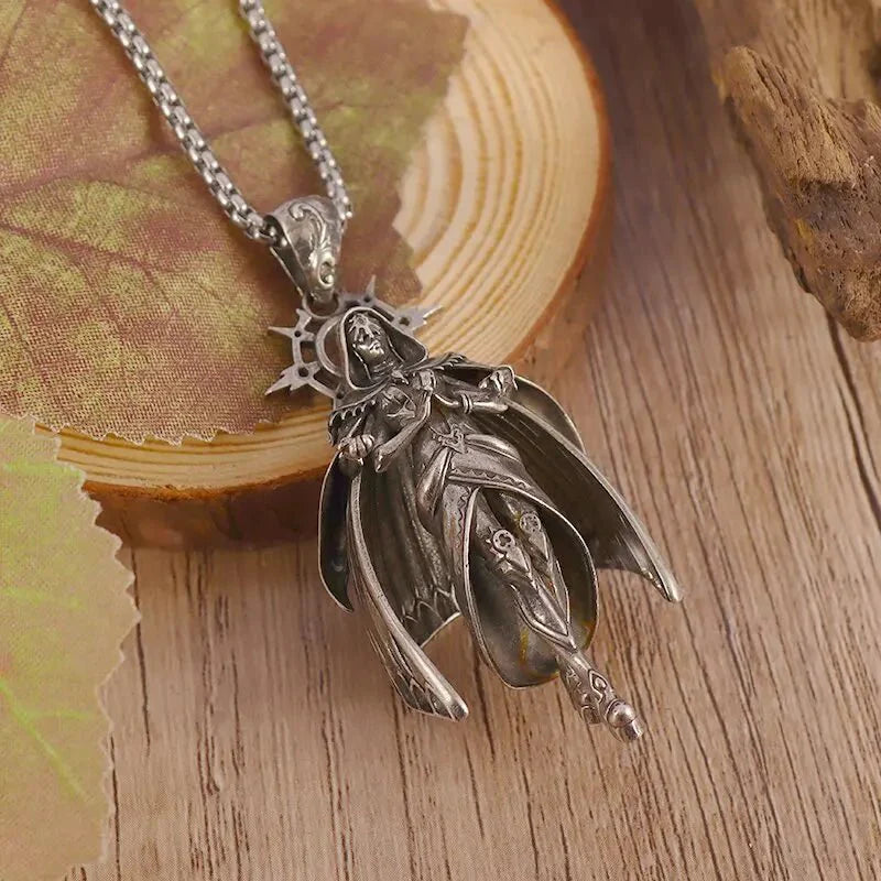 Witcher inspired Character Pendant Skull Necklace