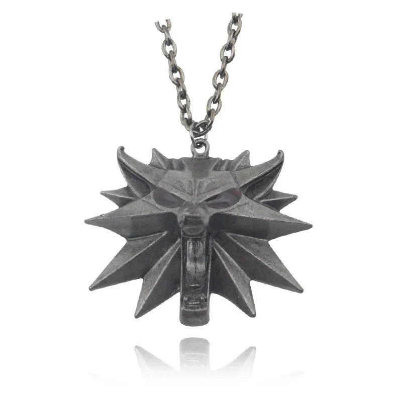 Witcher Wild Hunt Keychain Wolf Head - Gapo Goods -