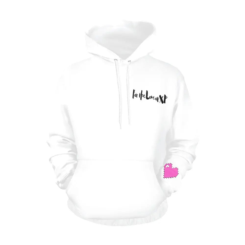 Women's Love XP Print Hoodie (Model H13) - Gapo Goods - Hoodies
