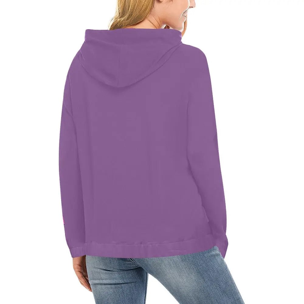 Women's Love XP Print Hoodie (Model H13) - Gapo Goods - Hoodies