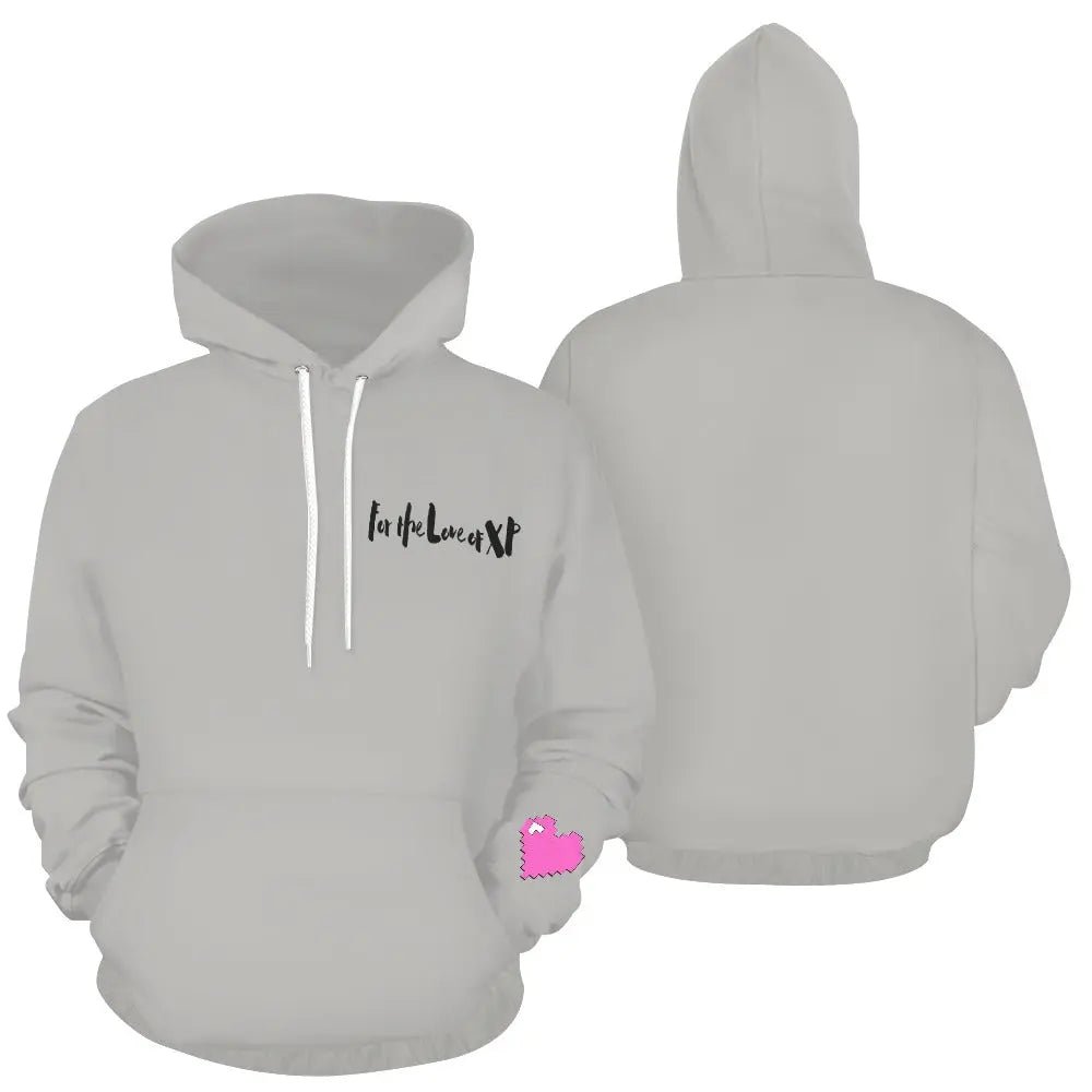 Women's Love XP Print Hoodie (Model H13) - Gapo Goods - Hoodies