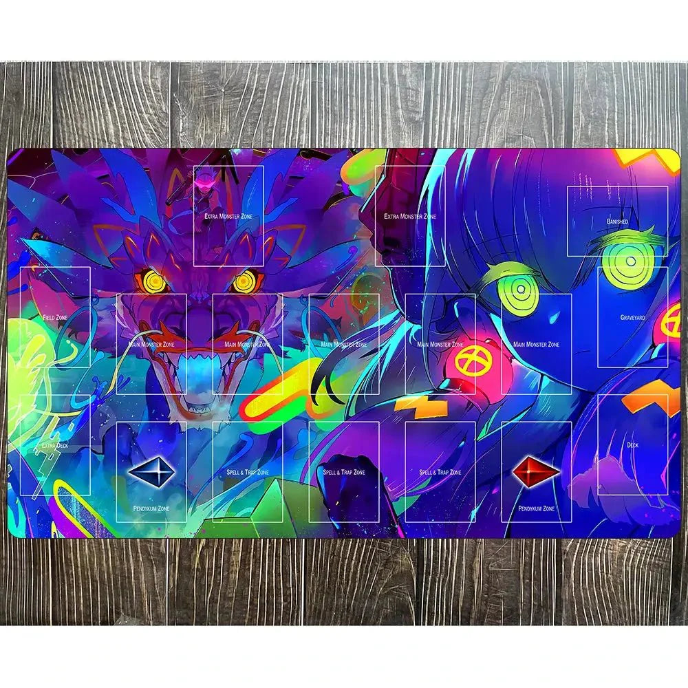 Yu-Gi-Oh Playmat – Durable Dragon Game Pad | Smooth Surface Card Game Mat C-Cardzone Gaming Accessories