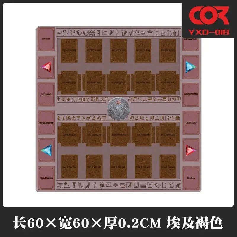 Yu-Gi-Oh Play Mat ā Durable Rubber Mouse Pad & Double Game Board Mat by Gapo Goods A Gaming Accessories