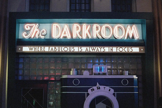 The darkroom sign, where fabulous is always in focus.