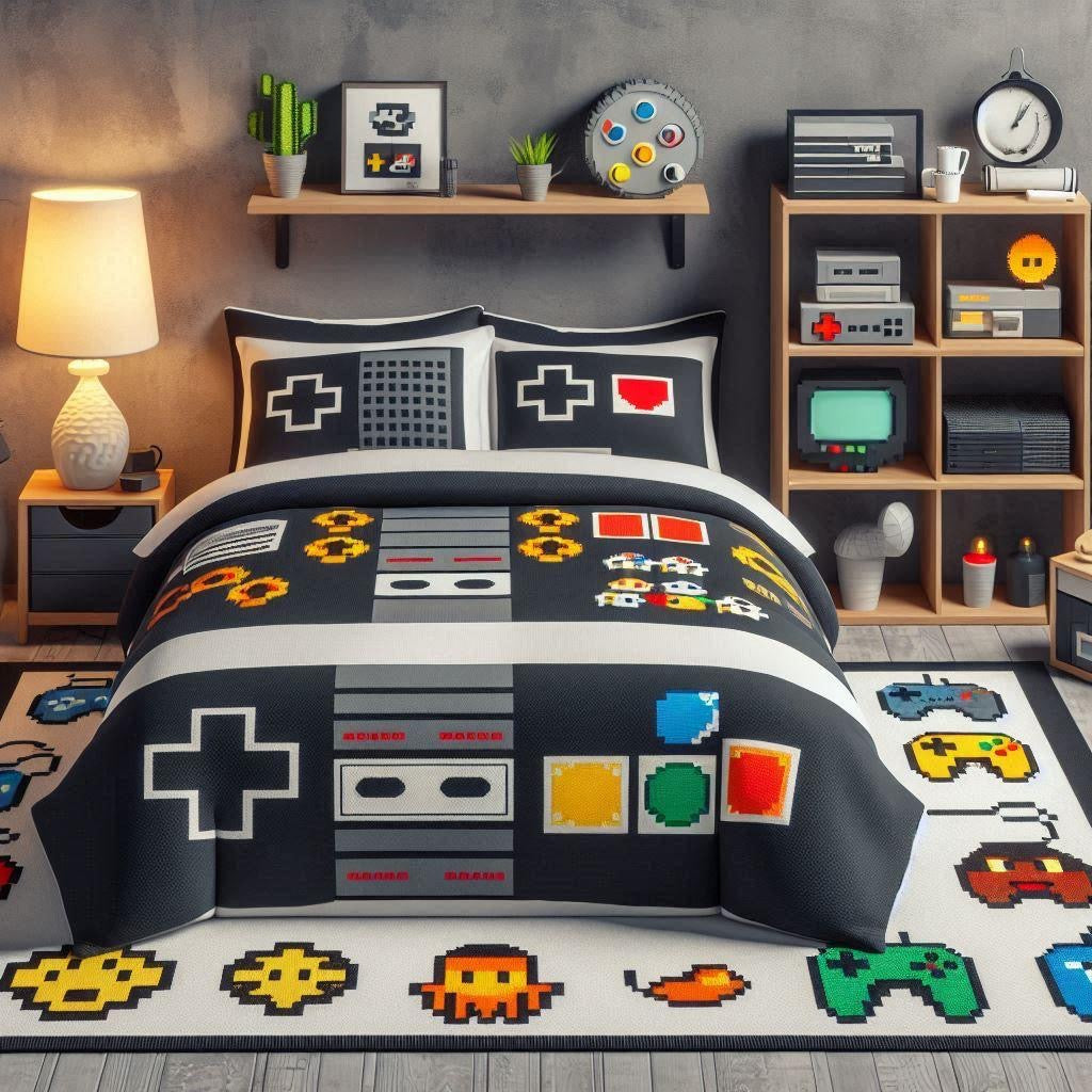 Retro Gaming Home Decor Collection