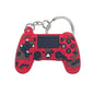 Red camouflage mini replica PlayStation 4 game controller keychain from Gapo Goods