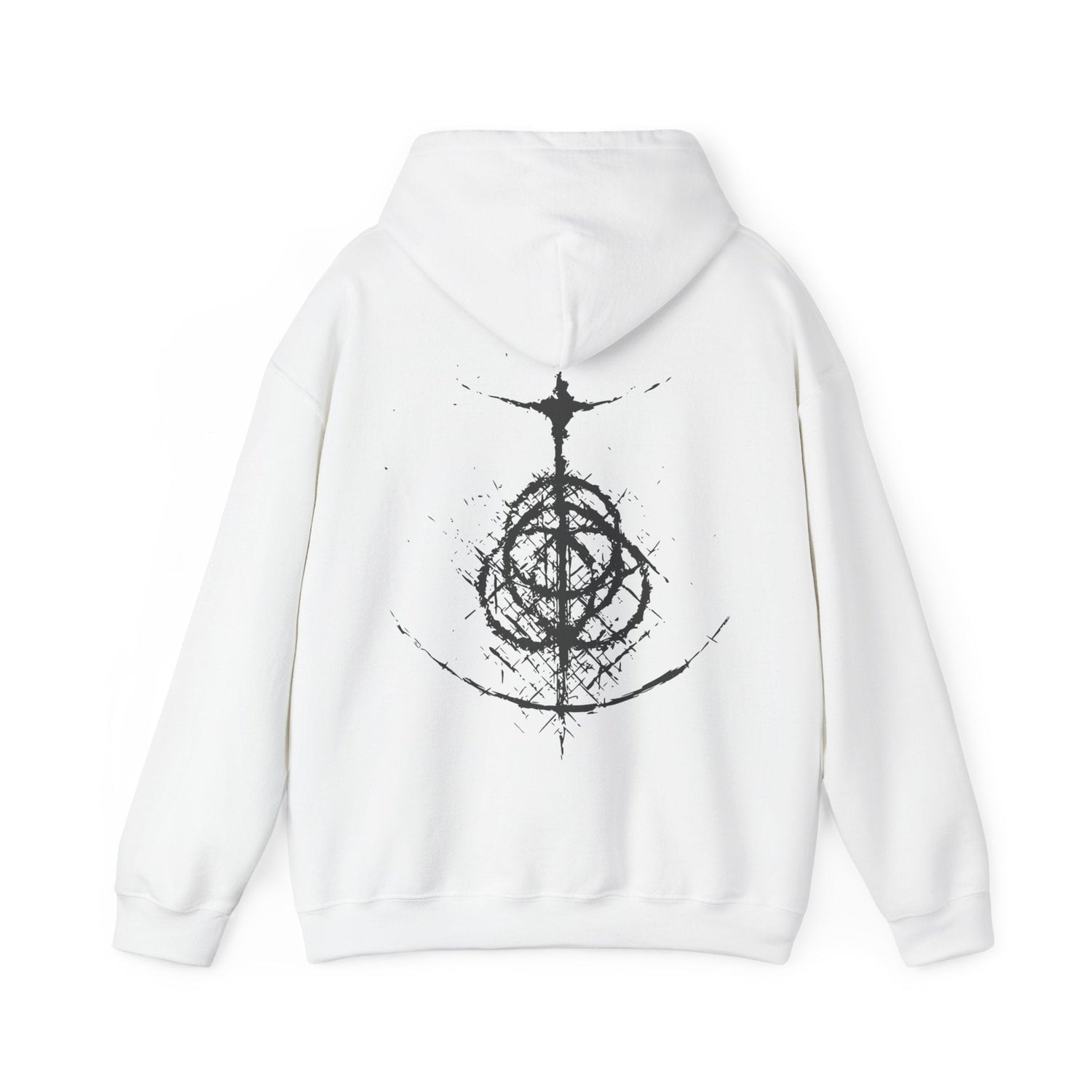Dark Fantasy RPG Hoodie, Unisex Sweatshirt, Gaming Gift, Dark Fantasy Apparel, Video Game Merch, RPG Lover, Gamer Present White