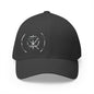 Embroidered Closed-Back Cap | Trendy Dad Hat, Fashion Accessory, Gift for Guardians, Casual Style, Dark Grey Hats