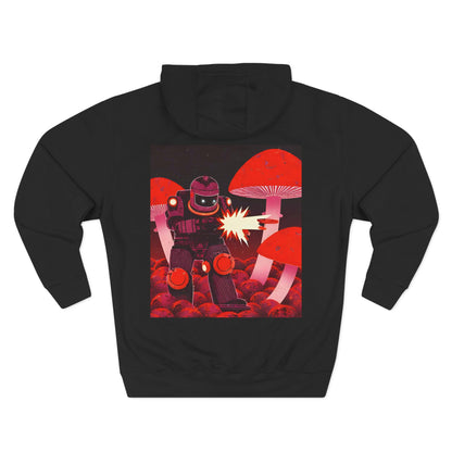 Doom Shroom Fleece Hoodie | Cozy Graphic Sweatshirt for Gamers, Unique Gift for Birthdays, Halloween, and Casual Wear Hoodie