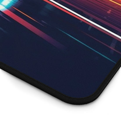 Racing Night Desk Mat — Retro Sports Car Gamer Mouse Pad