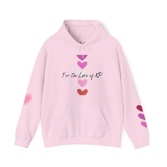 Gamer Quote Heavy Blend Hoodie, Gaming XP Sweatshirt, Video Game Player Pullover, Gamer Gift Jumper, Geek Clothing Light Pink