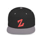 Custom Z-Embroidered Flat Bill Snapback Hat | Trendy Streetwear Accessory