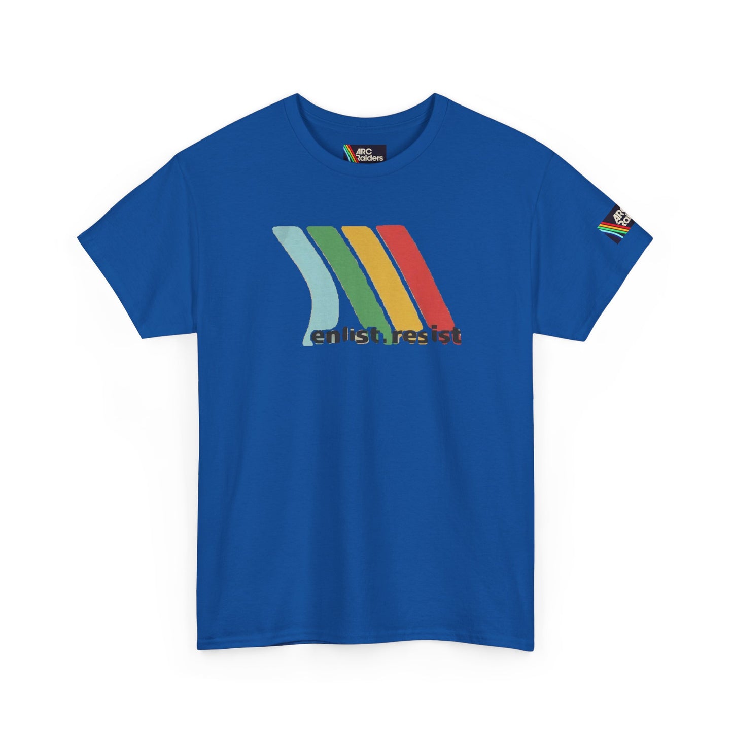 Camiseta de algodón retro Enlist Resist — Gapo Goods Classic