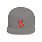 Custom Z-Embroidered Flat Bill Snapback Hat | Trendy Streetwear Accessory