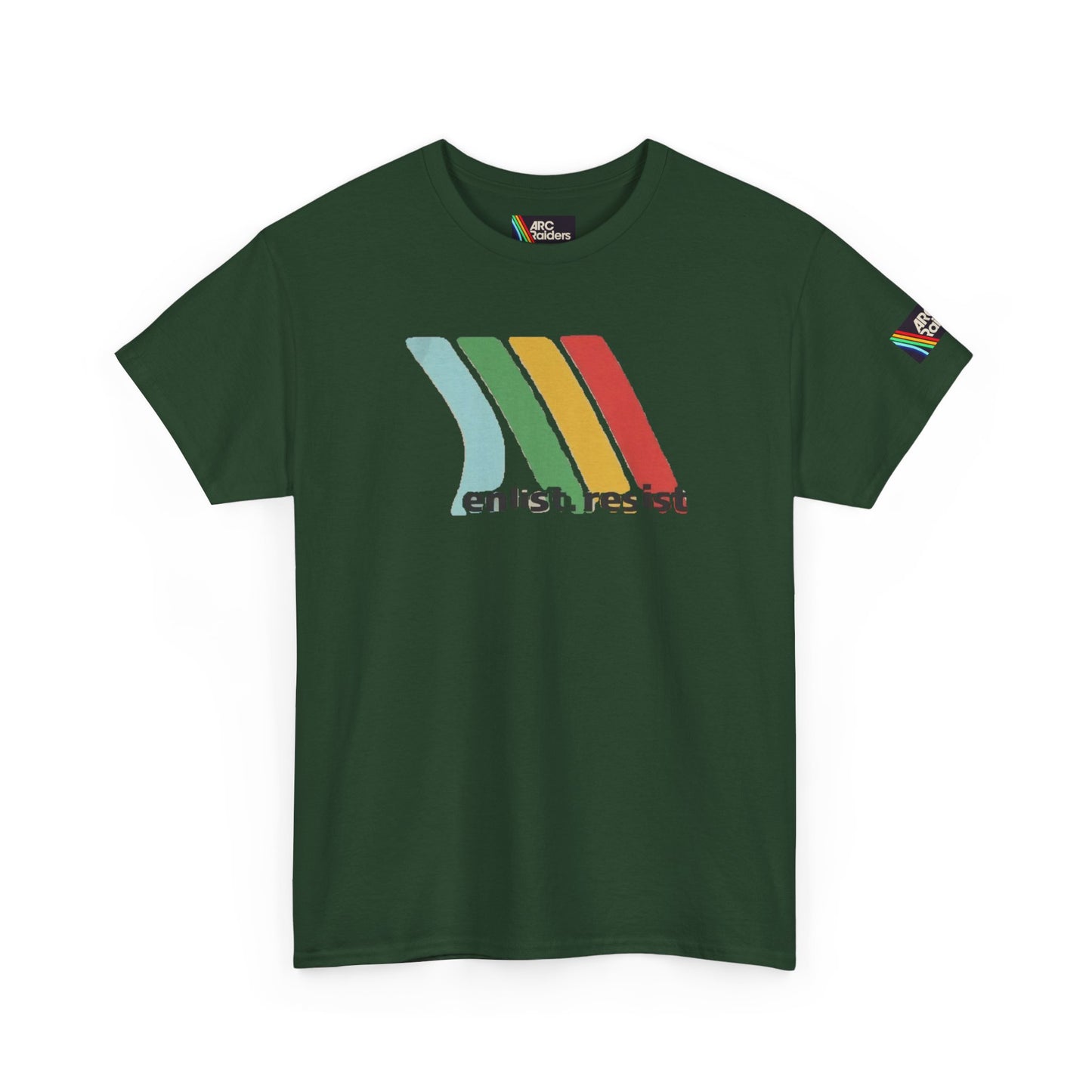 Camiseta de algodón retro Enlist Resist — Gapo Goods Classic