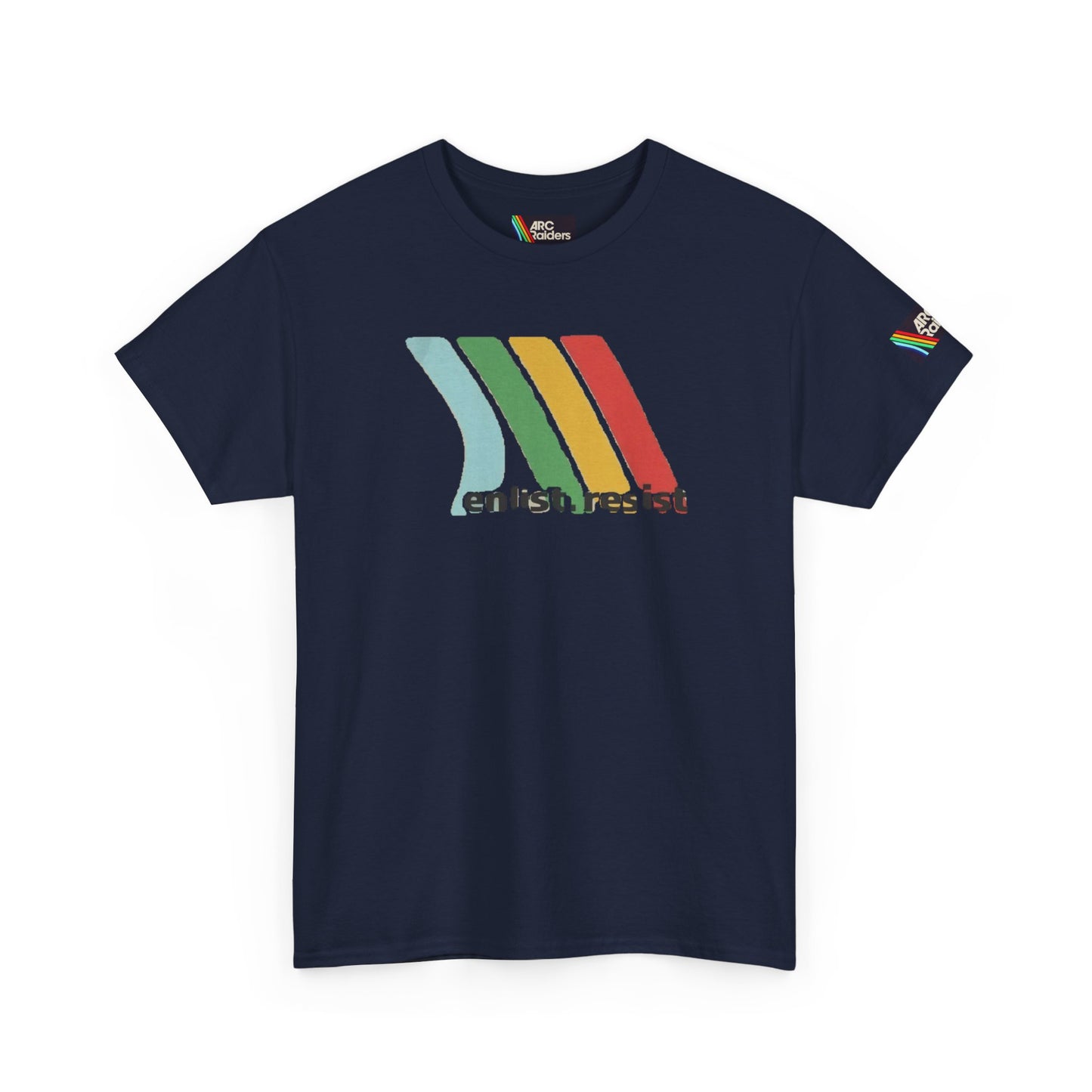 Camiseta de algodón retro Enlist Resist — Gapo Goods Classic