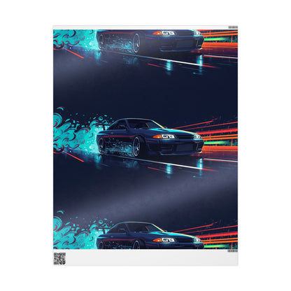 Drift Racing Gift Wrap Papers