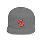 Custom Z-Embroidered Flat Bill Snapback Hat | Trendy Streetwear Accessory