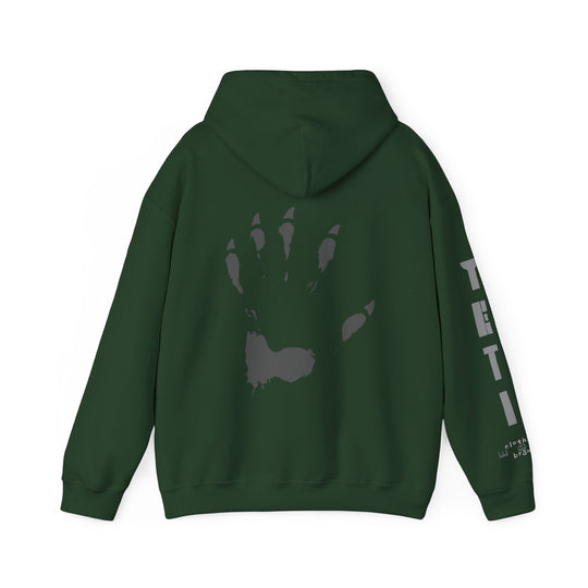 Yeti Claw Unisex Hoodie, Bigfoot Sweatshirt, Sasquatch Pullover, Cryptid Jumper, Monster Hooded Top, EBO Design