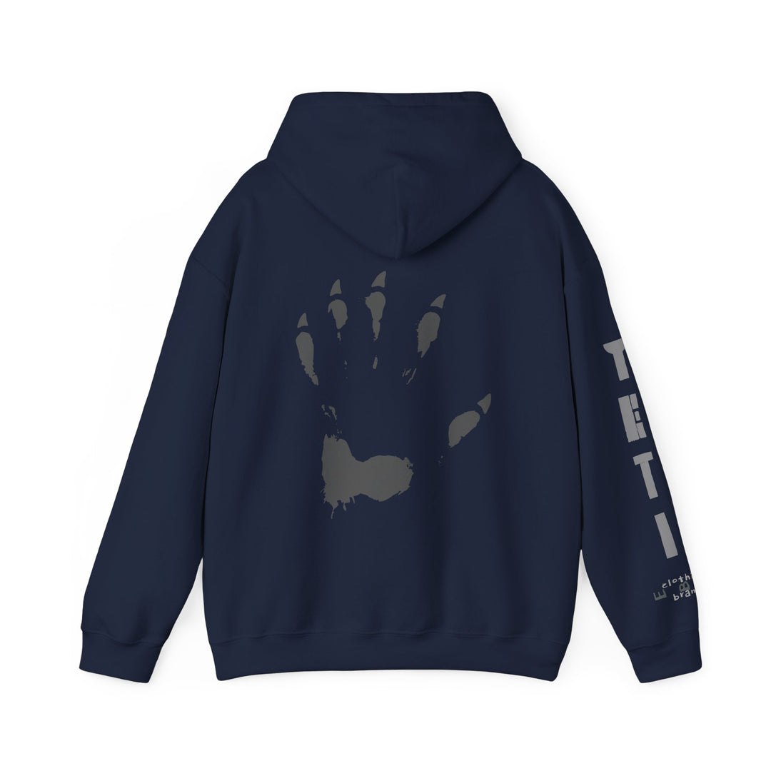 Yeti Claw Unisex Hoodie, Bigfoot Sweatshirt, Sasquatch Pullover, Cryptid Jumper, Monster Hooded Top, EBO Design